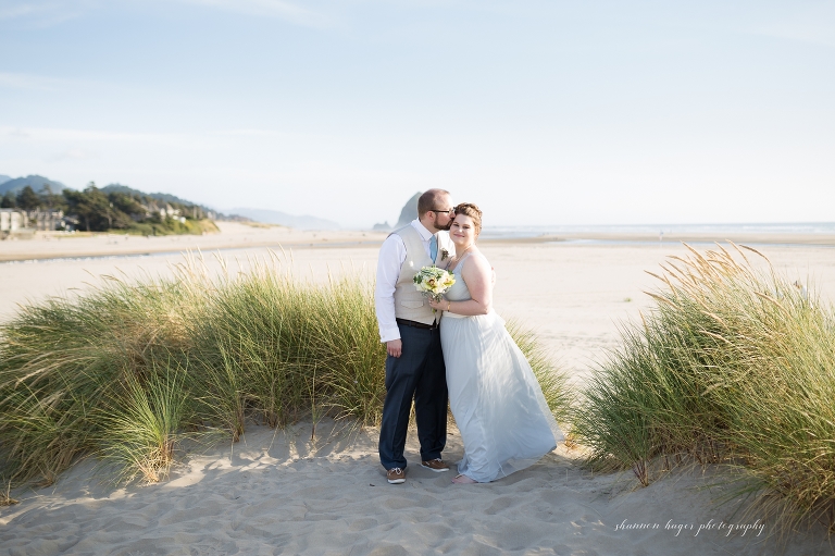 Oregon Coast Elopement E J S Cannon Beach Wedding