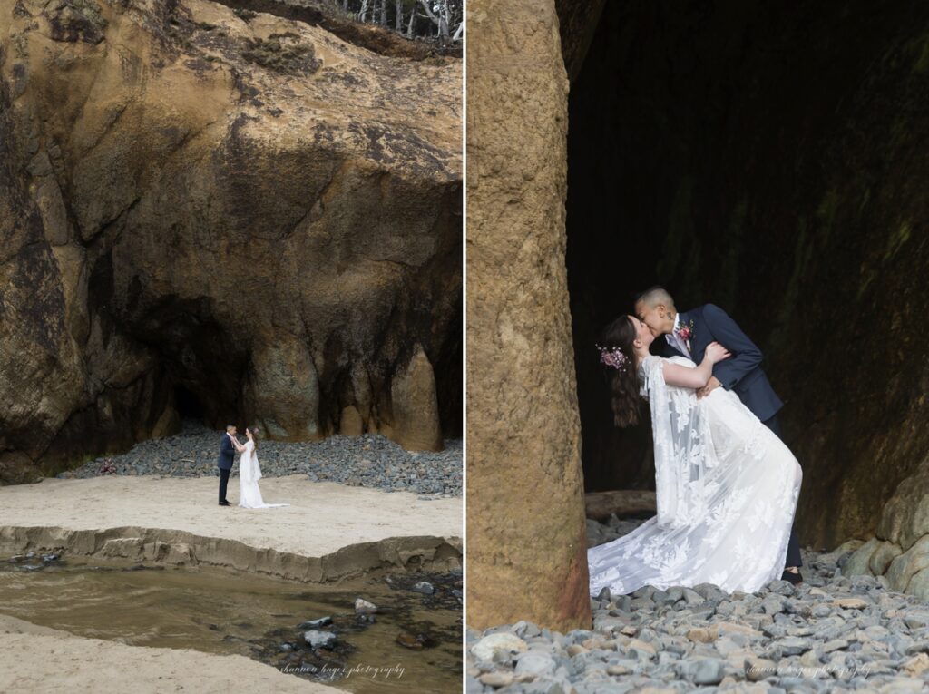 LGBTQ anniversary photos in cannon beach