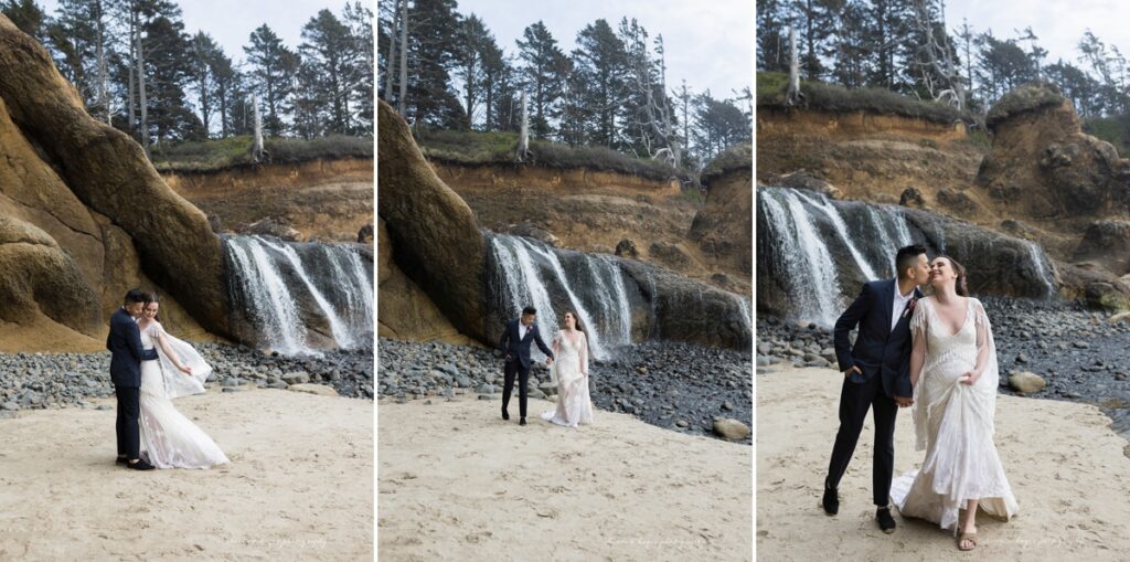 LGBTQ anniversary photos in cannon beach