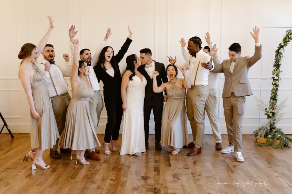 wedding photos at the Arc Light venue