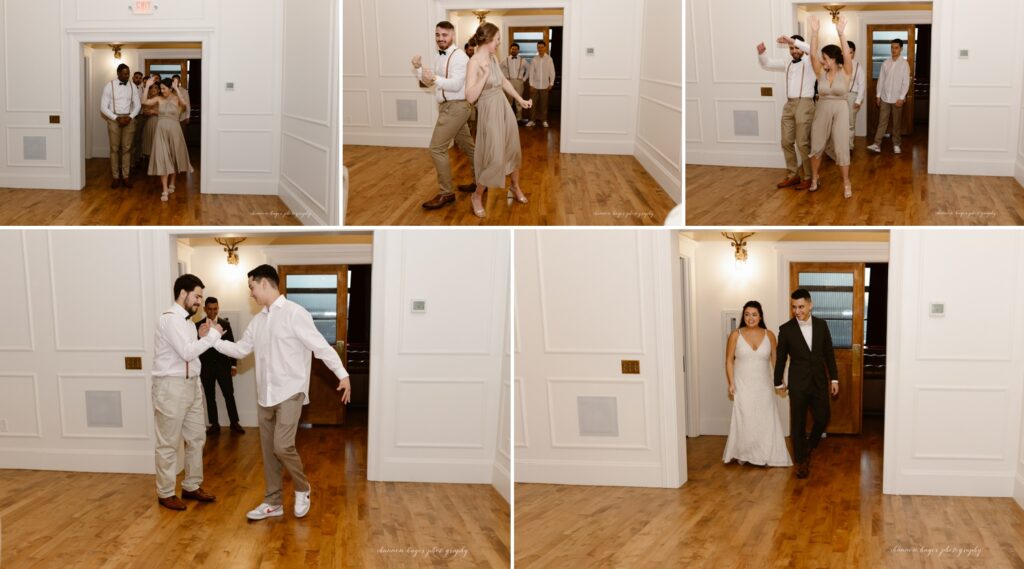 wedding reception at The Arc Light in Oregon City