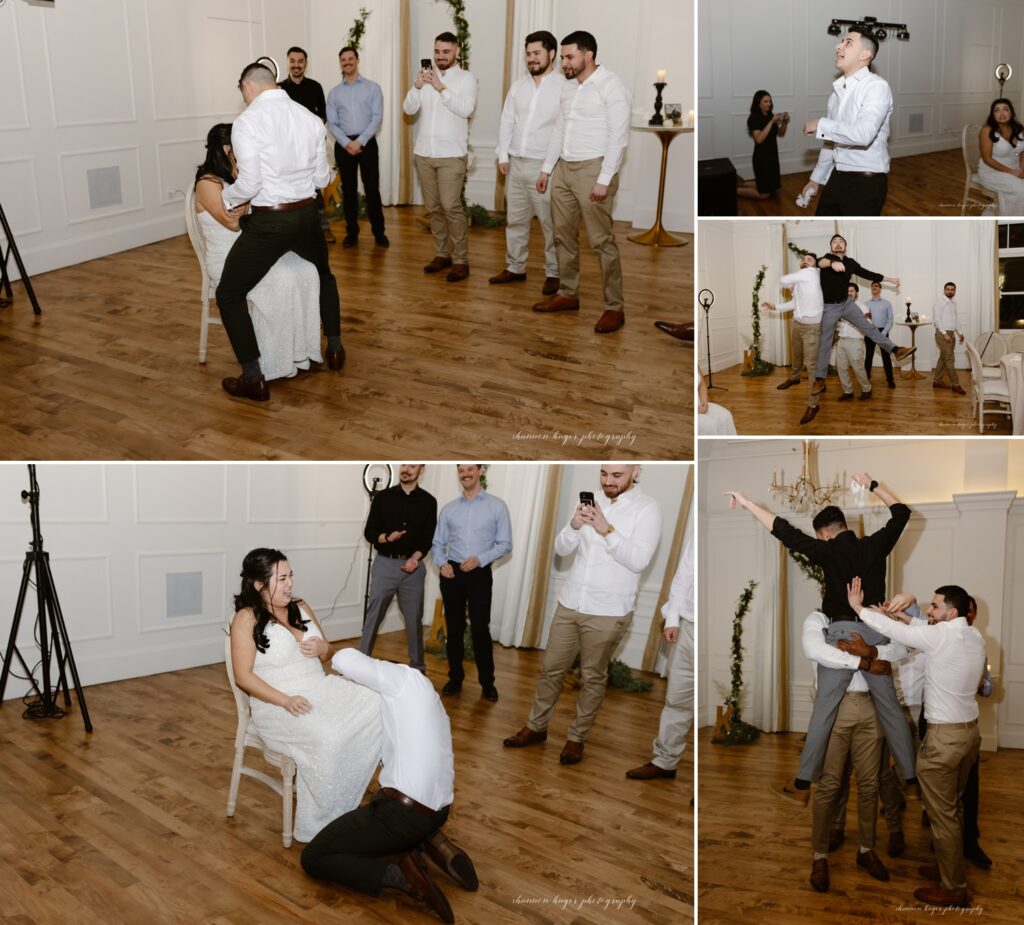 wedding reception at The Arc Light in Oregon City