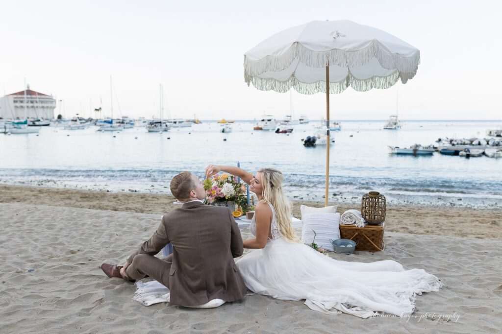 catalina island spring elopement