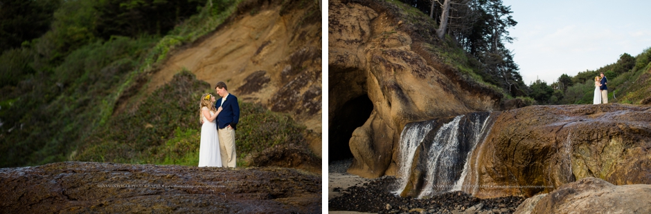 Oregon Coast Photographer, Oregon Beach Elopement, Oregon Coast Wedding, Hug Point