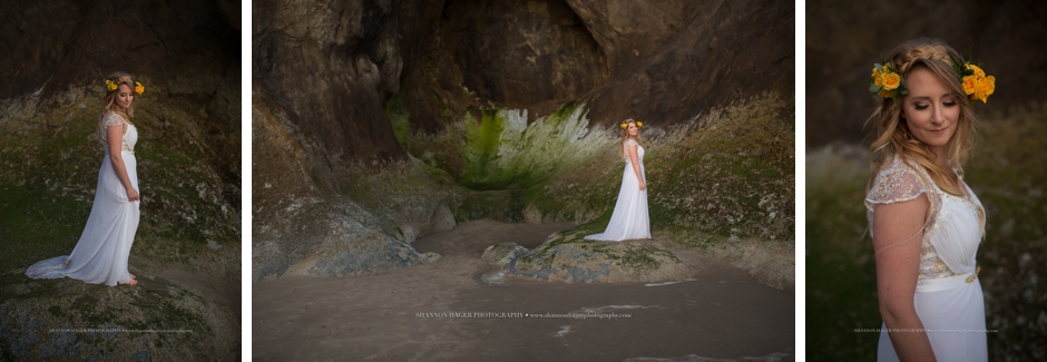 Oregon Beach Photographer, Oregon Coast Elopement, Beach Wedding Oregon, Hug Point