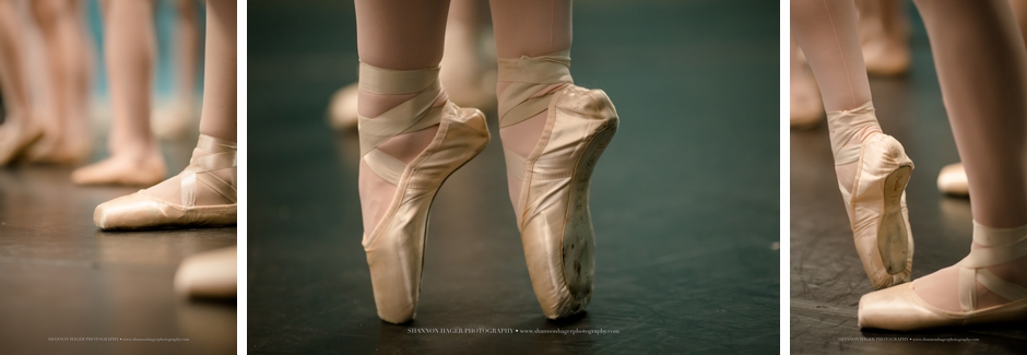 pointe shoes, portland ballet studio, shannon hager photography