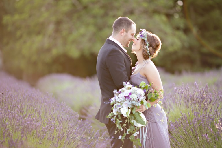 portland wedding photographer, styled lavender engagement session, shannon hager photography