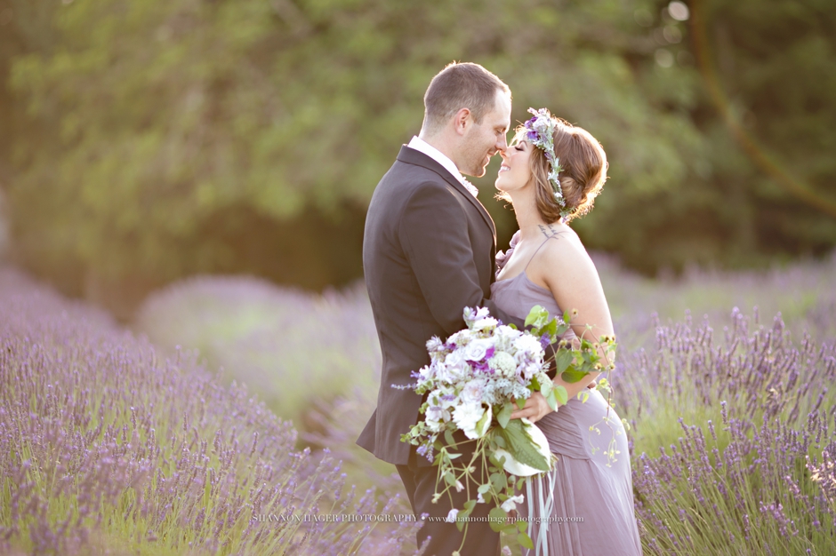 portland wedding photographer, styled lavender engagement session, shannon hager photography