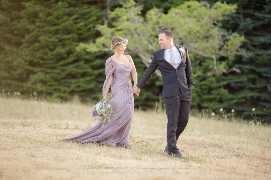 portland wedding photographer, styled lavender engagement session, shannon hager photography