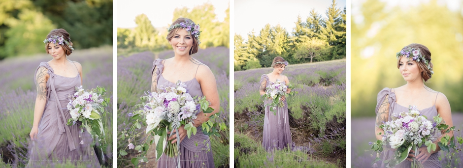wedding photography portland, lavender engagement session portland