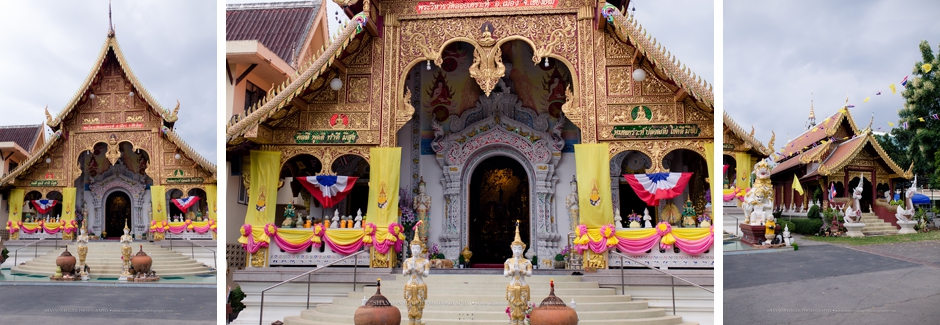 chiang mai thailand temples in the city, portland travel photographer