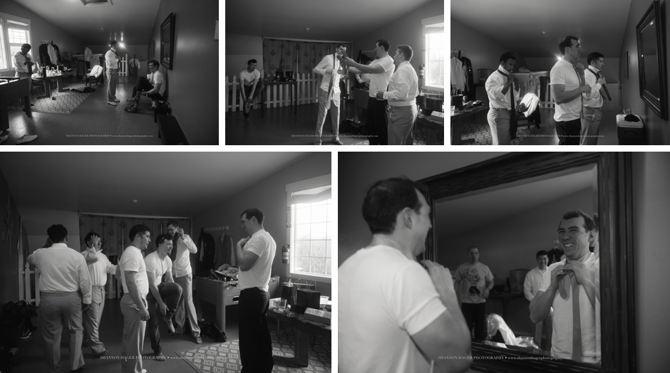 groom getting ready, oregon wedding photographer, green villa barn salem