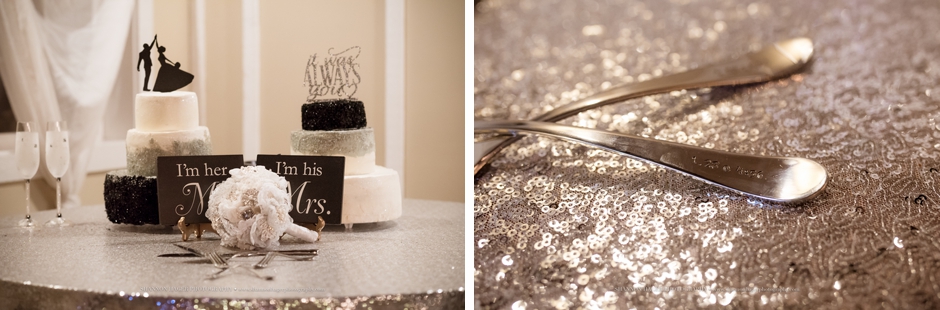 portland wedding photographer, cake photos, green villa barn winter