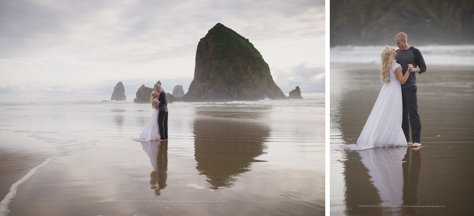 where to elope in oregon, cannon beach