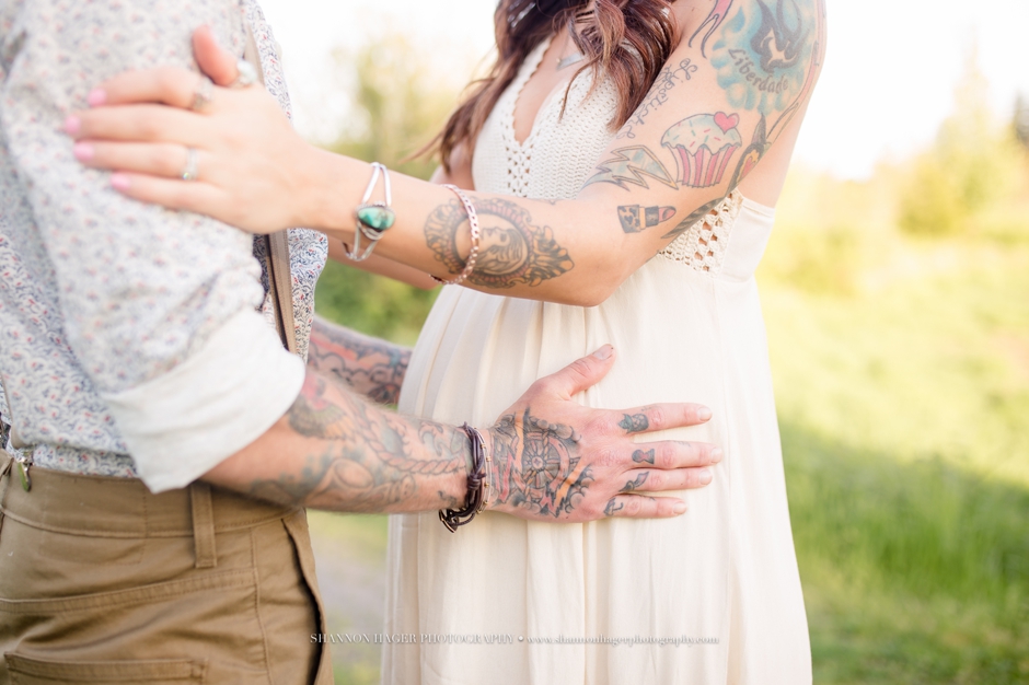 portland maternity photographer, boho maternity outdoor