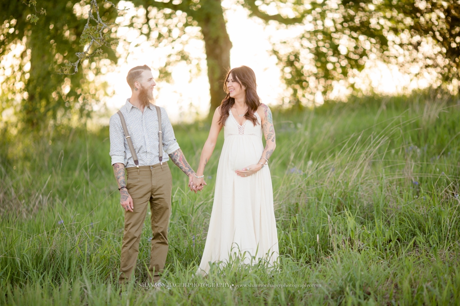 portland maternity photographer, boho maternity outdoor