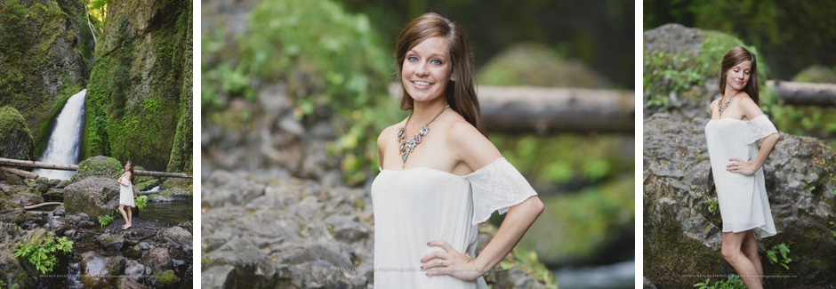 oregon elopement photographer, wahclella falls