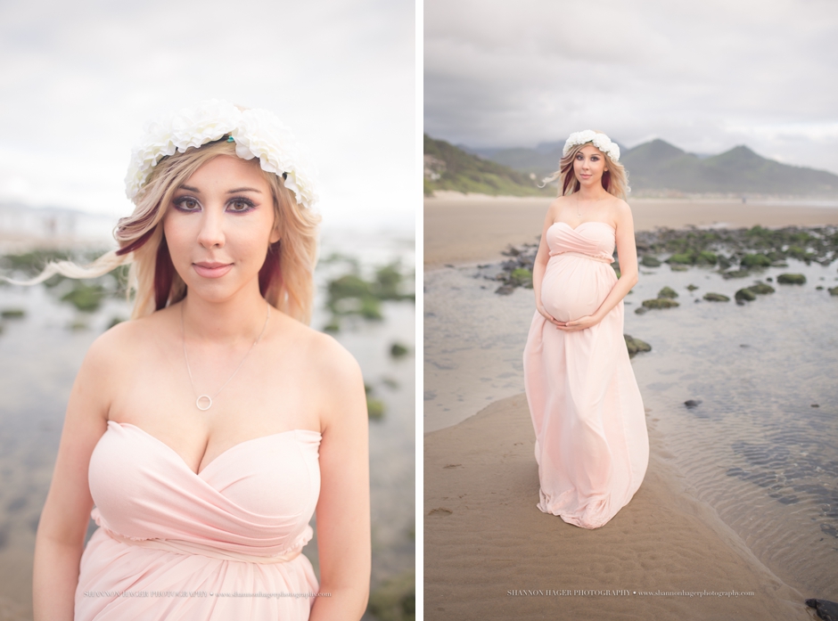cannon beach oregon maternity photographer, shannon hager photography, oregon coast photographer