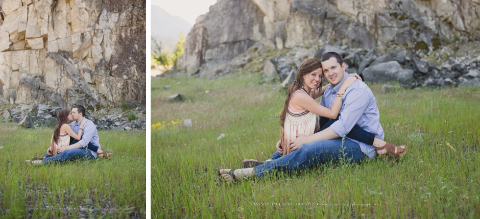 columbia river gorge engagement session, government cove