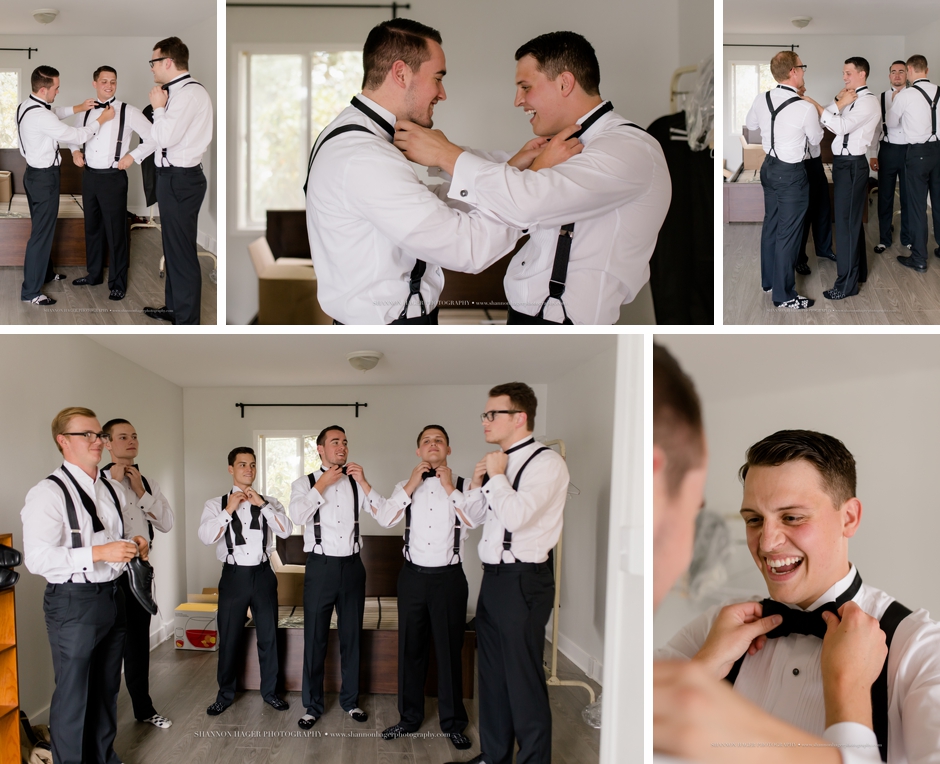 portland wedding photographer, groom getting ready, shannon hager photography
