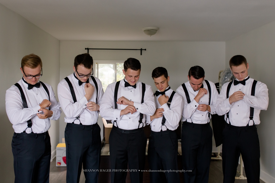portland wedding photographer, groom getting ready, shannon hager photography