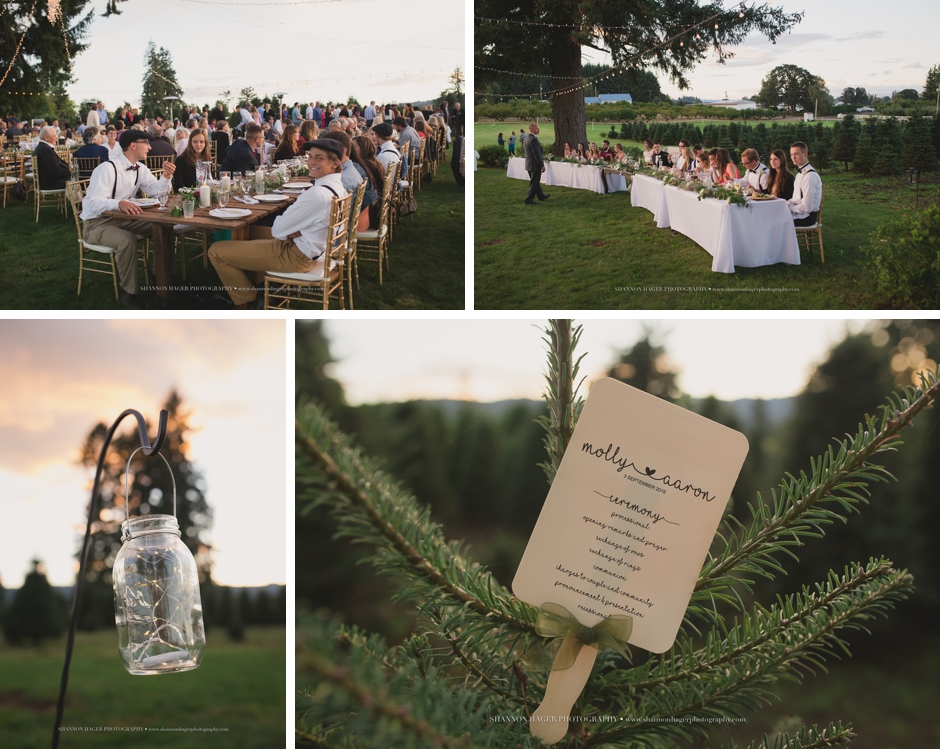 outdoor wedding photographer portland oregon, elegant farm wedding, shannon hager photography