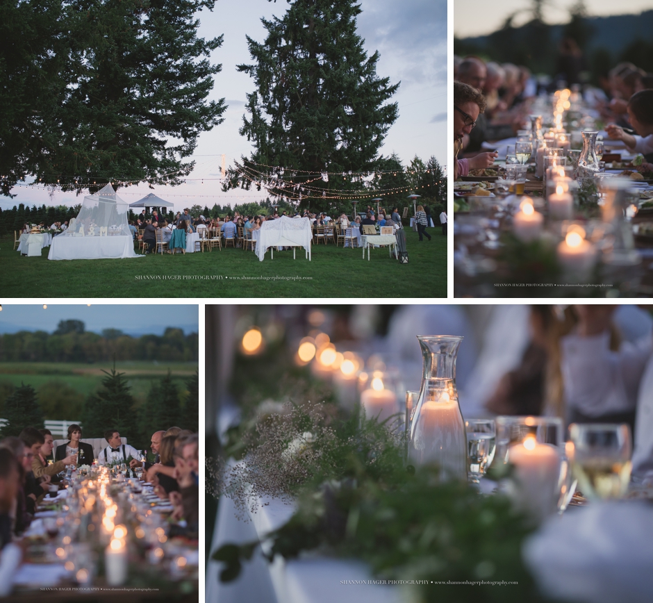 outdoor wedding photographer portland oregon, elegant farm wedding, shannon hager photography
