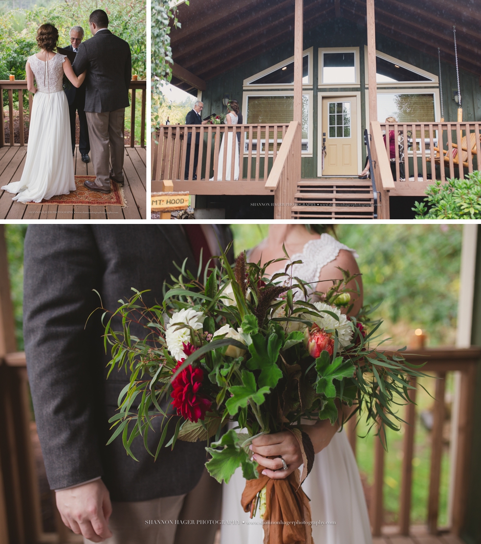 oregon elopement photographer, fall mountain gorge wedding, shannon hager photography