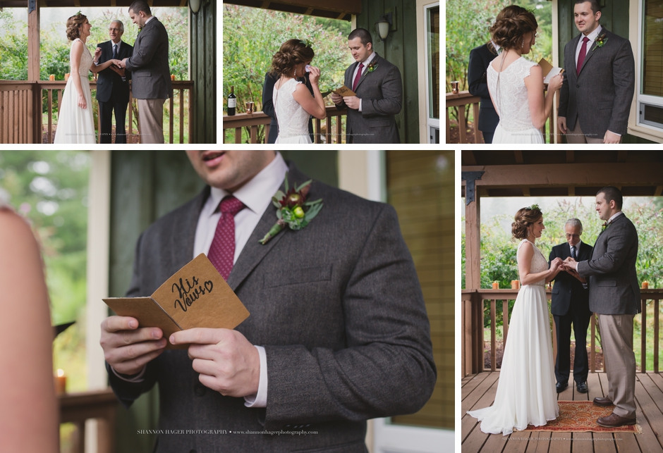 oregon elopement photographer, fall mountain gorge wedding, shannon hager photography