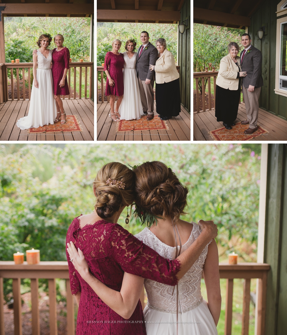 oregon elopement photographer, fall mountain gorge wedding, shannon hager photography