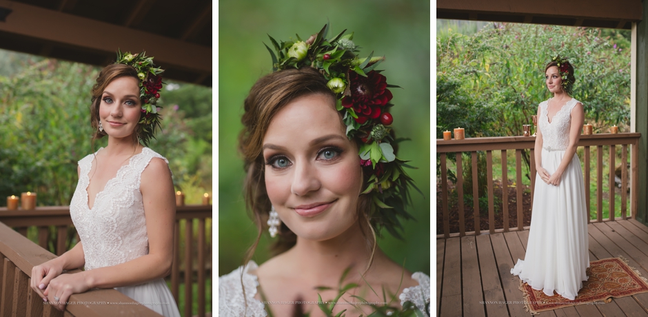 oregon elopement photographer, fall mountain gorge wedding, shannon hager photography