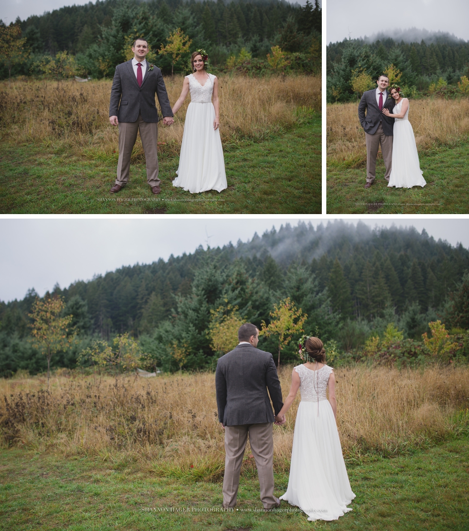 portland oregon elopement photographer, fall mountain wedding, shannon hager photography