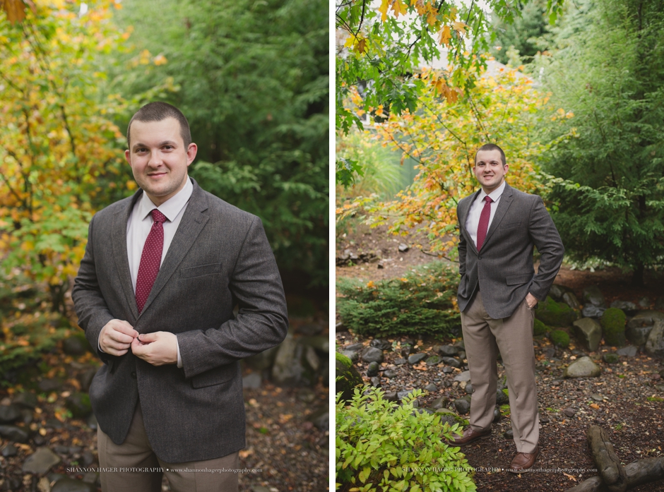 oregon elopement photographer, fall mountain gorge wedding, shannon hager photography