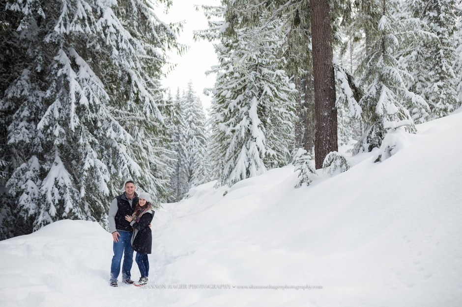 mt hood snow photo session, portland wedding photographer, shannon hager photography