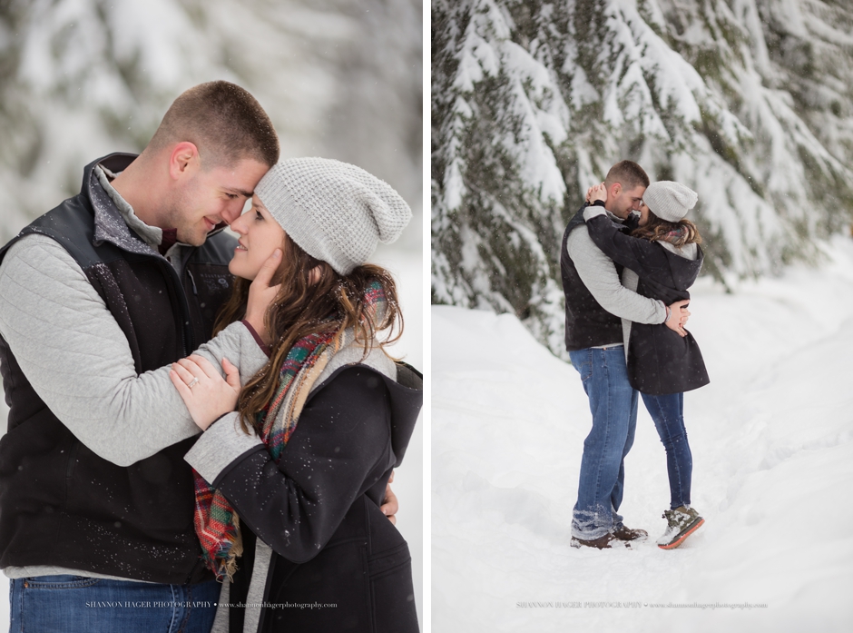 mt hood snow photo session, portland wedding photographer, shannon hager photography