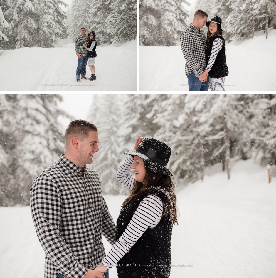 mt hood snow photo session, portland wedding photographer, shannon hager photography