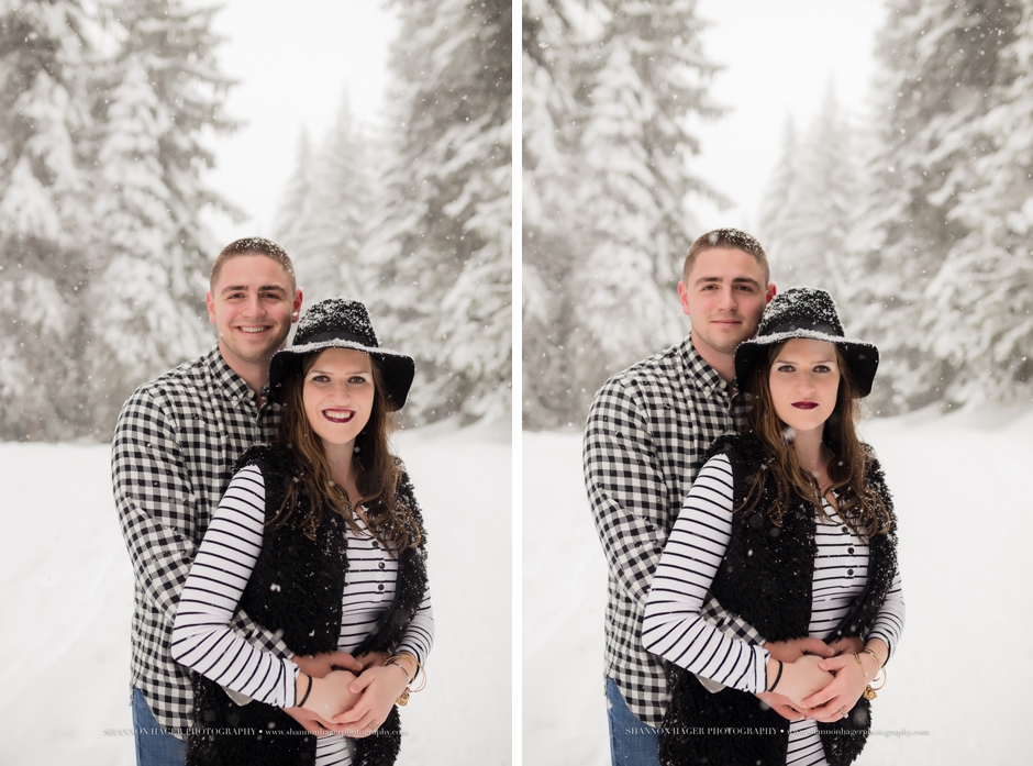 mt hood snow photo session, portland wedding photographer, shannon hager photography