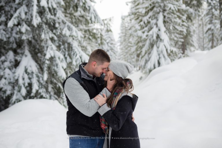 mt hood snow photo session, portland wedding photographer, shannon hager photography