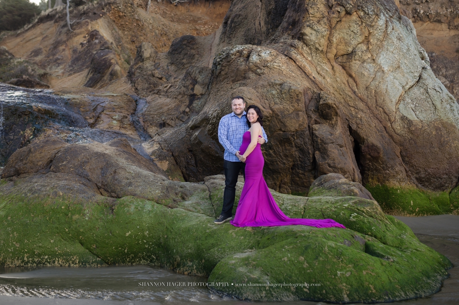 oregon coast maternity photographer, cannon beach maternity session, shannon hager photography