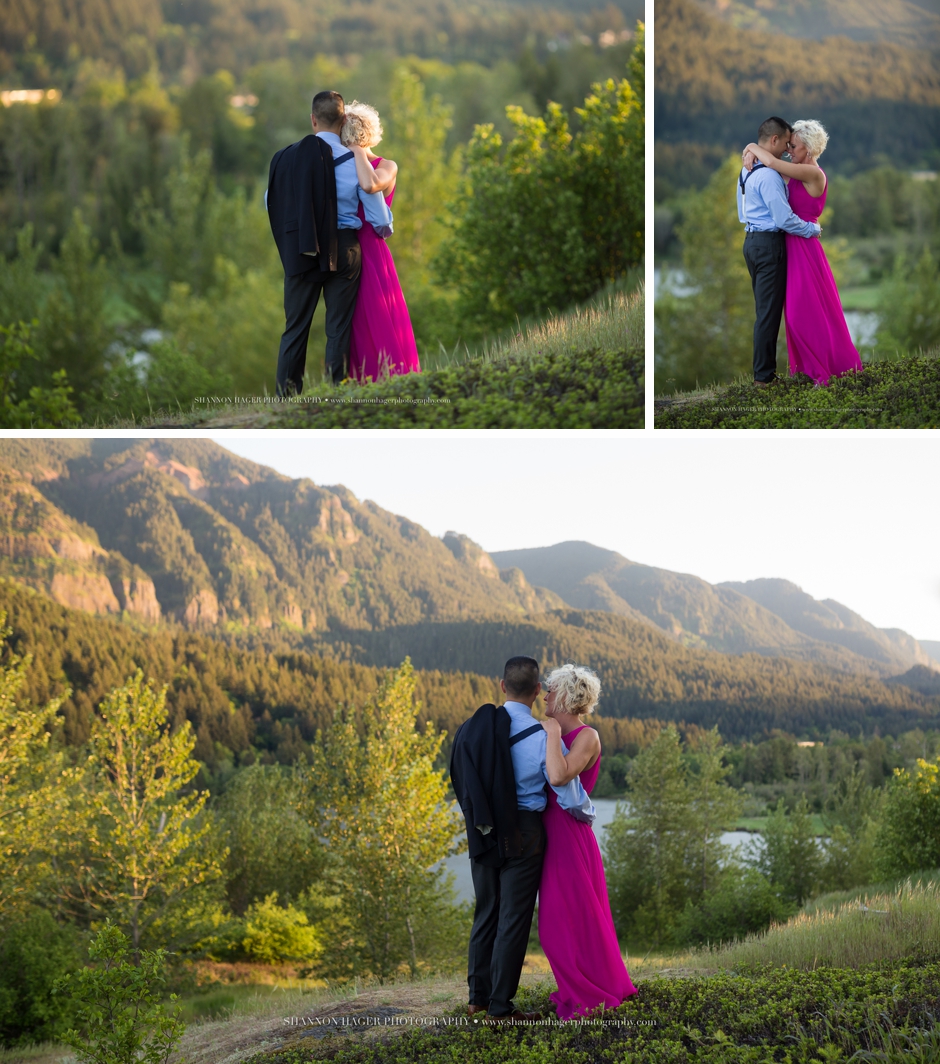 portland engagement photographer, columbia gorge wedding, government cove, shannon hager photography