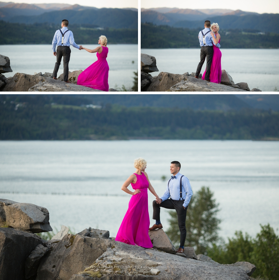 portland engagement photographer, columbia gorge wedding, government cove, shannon hager photography
