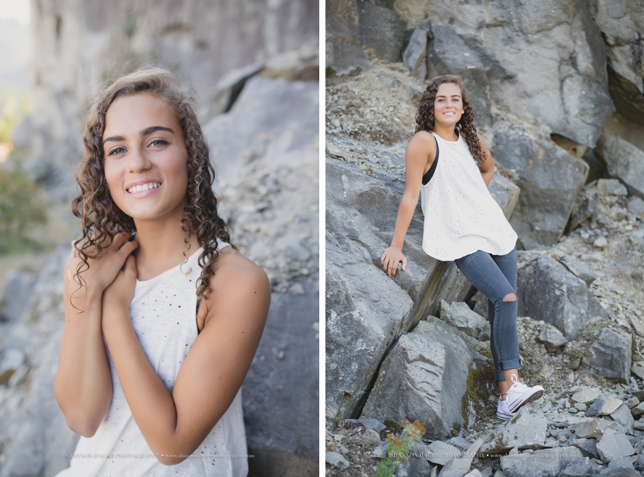 sherwood oregon senior photographer, columbia river gorge senior session, senior photos portland, shannon hager photography, government cove
