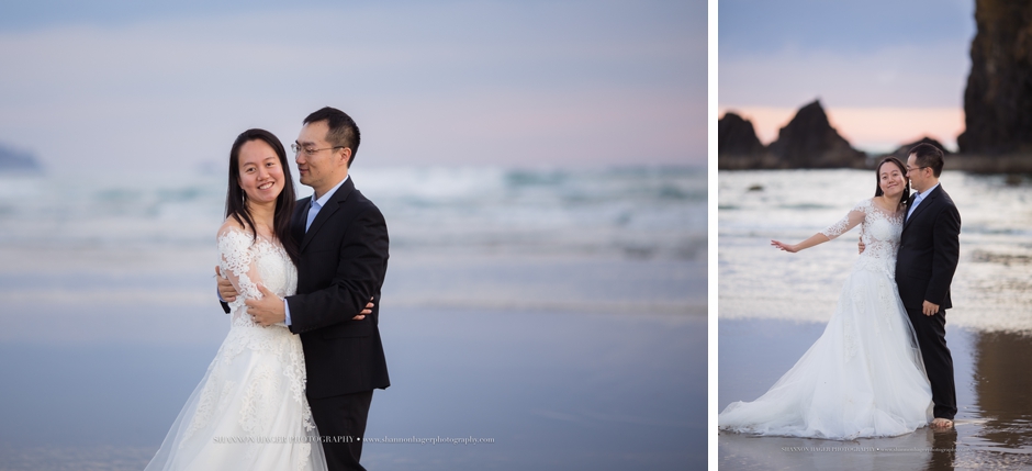 oregon coast wedding photographer, cannon beach elopement, shannon hager photographer, oregon destination elopement