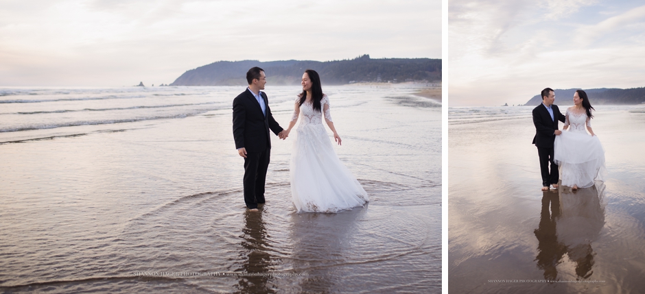 oregon coast wedding photographer, cannon beach elopement, shannon hager photographer, oregon destination elopement