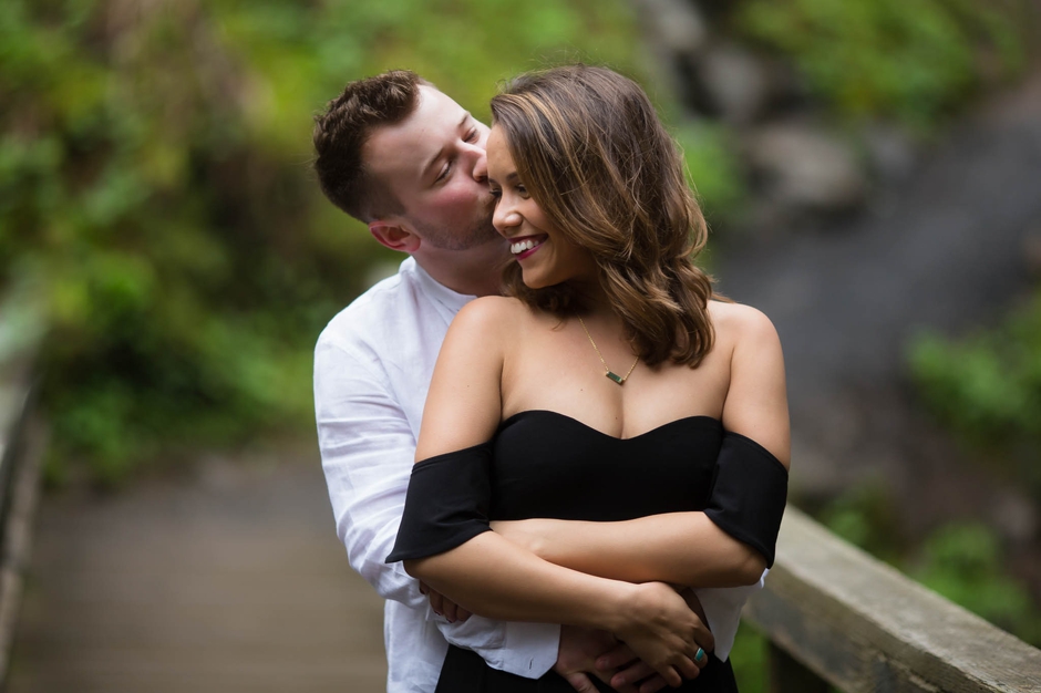 latourell falls engagement session, portland wedding photographer, waterfall photos, oregon elopement, shannon hager photography