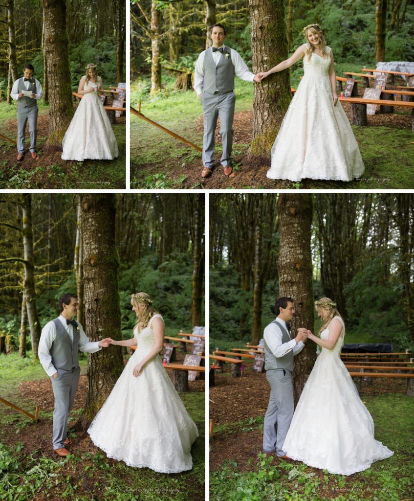 portland wedding photographer, summer farm wedding, shannon hager photography, first look photos