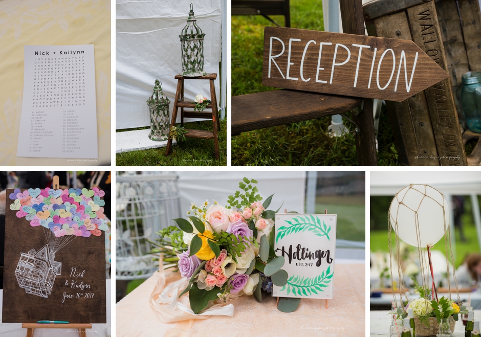 UP movie inspired wedding details