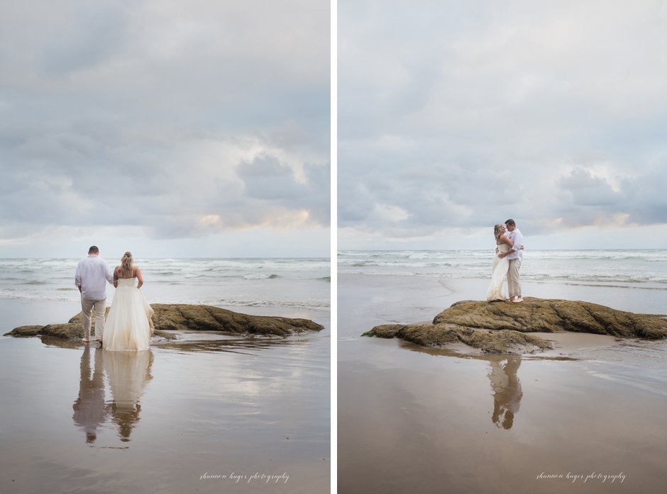 oregon coast destination elopement, beach wedding cannon beach, shannon hager photography