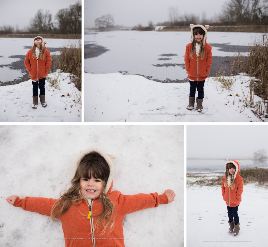 portland family photographer, winter snow family session oregon, shannon hager photography