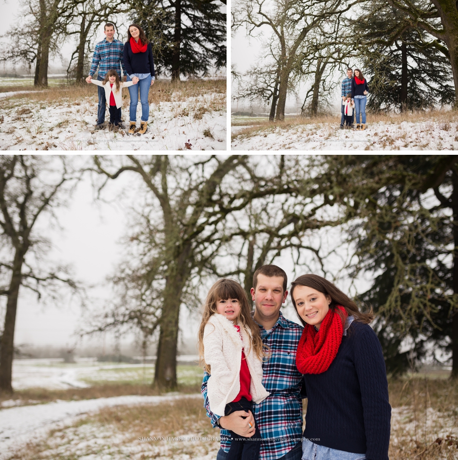 portland family photographer, winter snow family session oregon, shannon hager photography